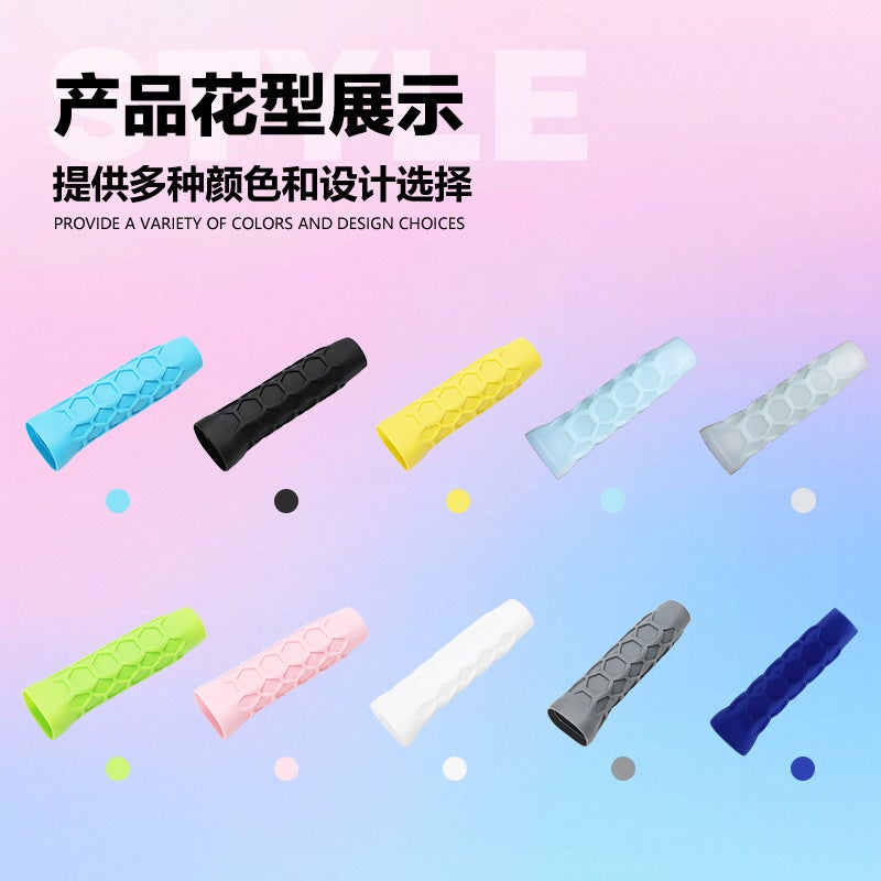 Carefully Selected Pickleball Racket Silicone Handle Cover, High-Elasticity Silicone Grip Cover, Tennis Racket Grip Cover, Silicone Cover - Image 4
